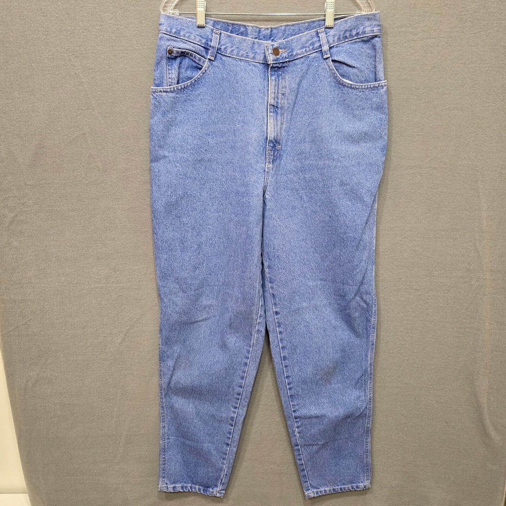 Vintage Gitano Womens Light Wash Denim Blue Jeans Size 16 Petite‎